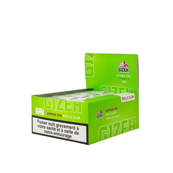 master-187 Χαρτάκια στριφτού σε ρολό Gizeh Fine Rolls Slim – 20 ρολά