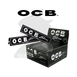 Χαρτάκια στριφτού OCB Premium Black King Size Slim – συσκευασία με 50 πακετάκια