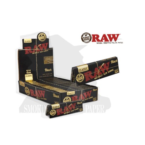 master-261 Χαρτάκια στριφτού RAW Classic Black Medium 1¼ – συσκευασία με 24 πακετάκια