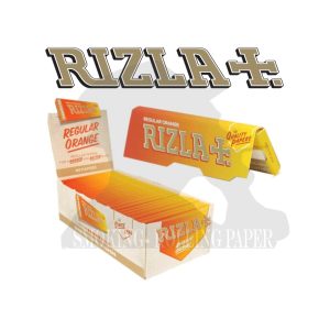 Χαρτάκια στριφτού Rizla Orange Regular – συσκευασία με 50 πακετάκια