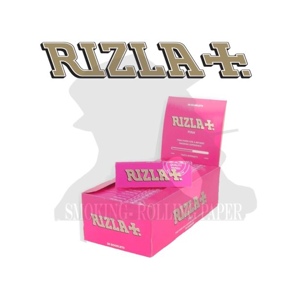 Χαρτάκια στριφτού Rizla Pink Regular – συσκευασία με 50 πακετάκια