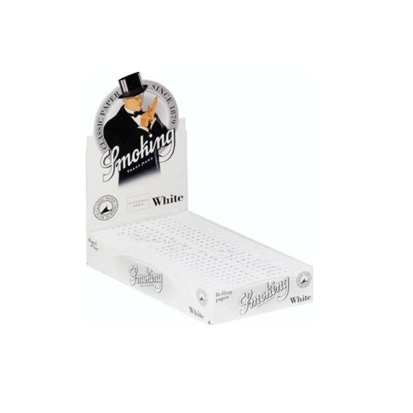 Χαρτάκια στριφτού Smoking White Regular – συσκευασία με 25 πακετάκια