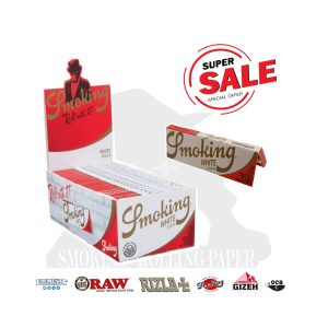 Χαρτάκια στριφτού Smoking White Regular – συσκευασία με 50 πακετάκια