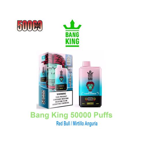 Bang King 50K 2-in-1 – 50.000 τζούρες – Red Bull / Μύρτιλο και Καρπούζι