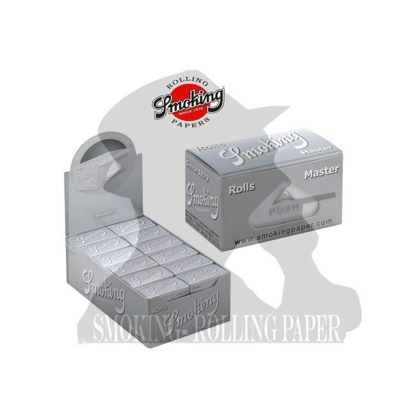 master-392 Χαρτάκια στριφτού σε ρολό Smoking Master Rolls King Size Slim – 24 ρολά